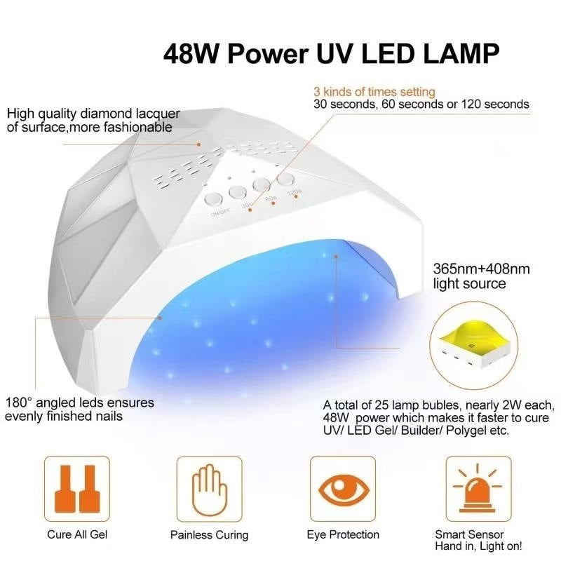 U3 48W Portable LED Nail Drying Lamp
