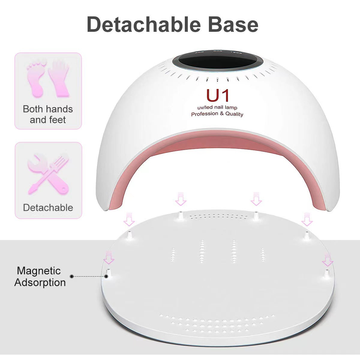 U1 84W Professional LED UV Nail Curing Lamp