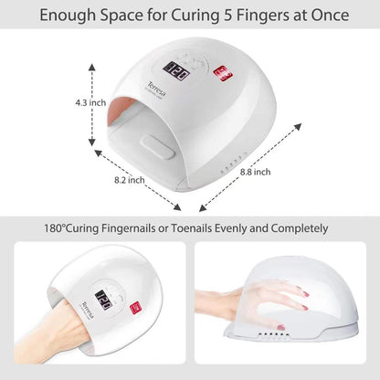 U2 72W LED Gel Nail Polish Curing Lamp