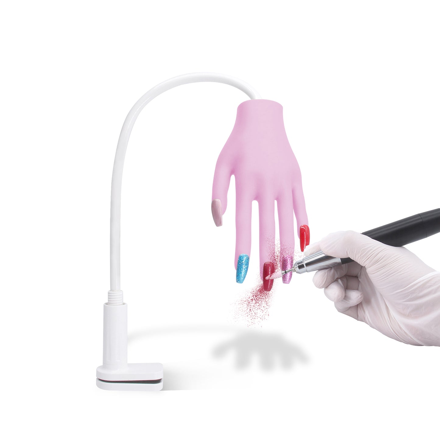 Realistic Nail Art Practice Training Hand