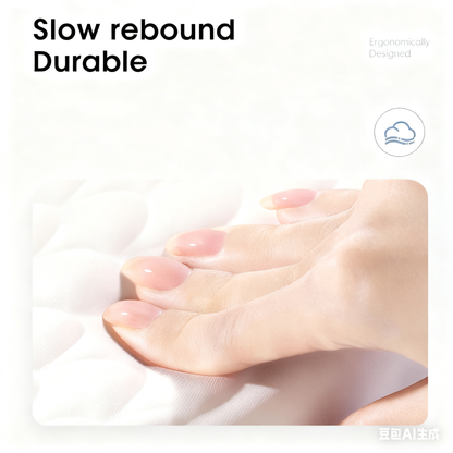 Foldable U-Shaped PU Manicure Hand Rest Pillow