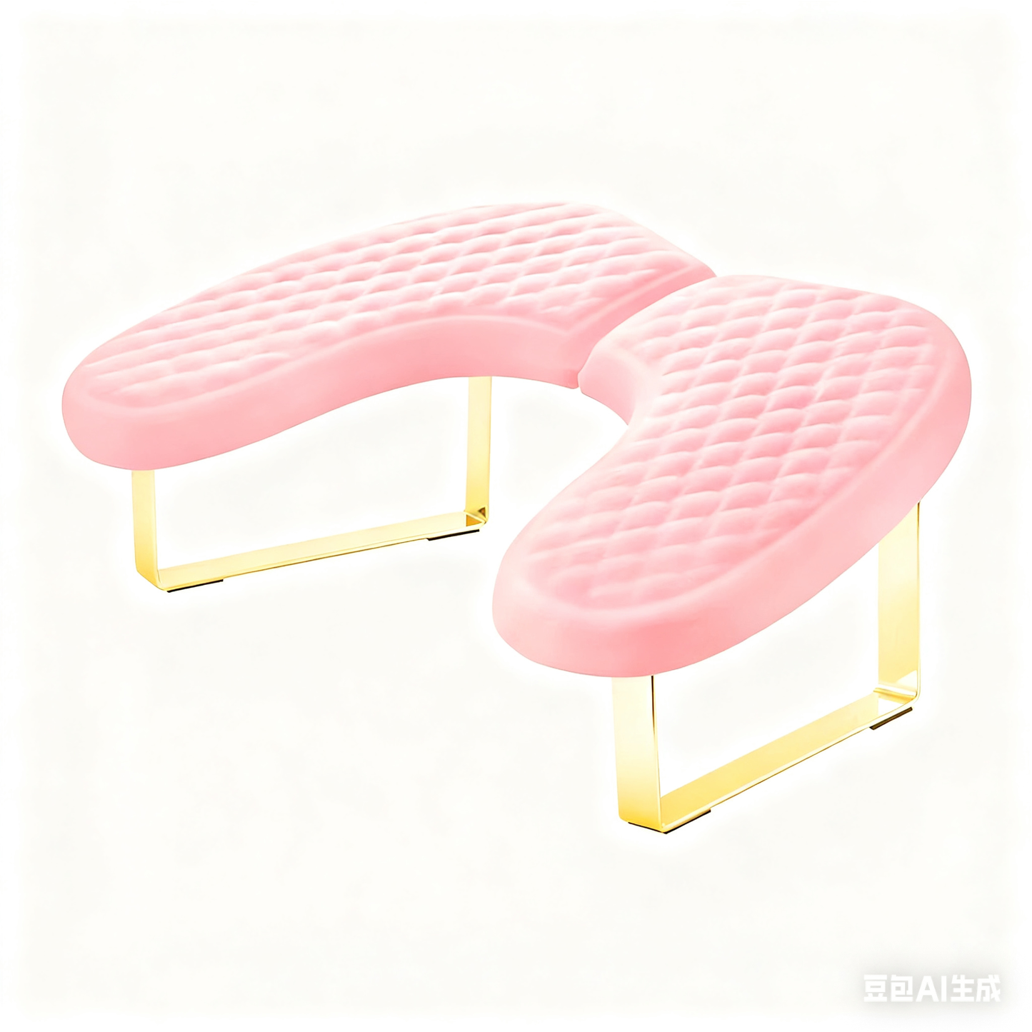 Foldable U-Shaped PU Manicure Hand Rest Pillow